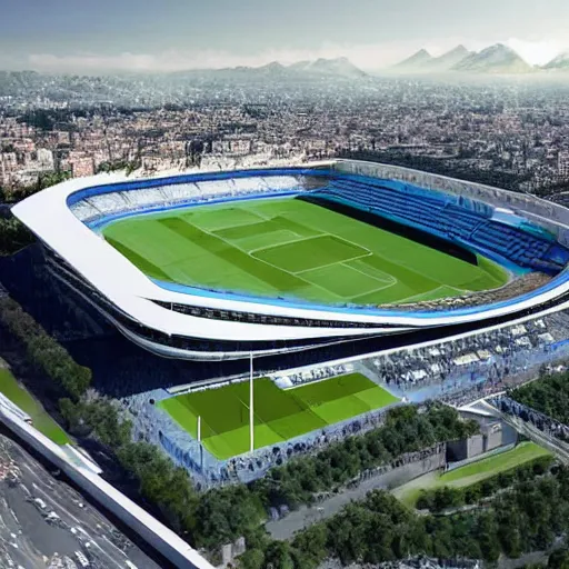 Image similar to Napoli new stadium,