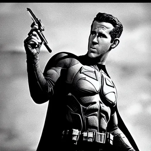 Image similar to Ryan Reynolds in Batman (1960), DC, tv show,