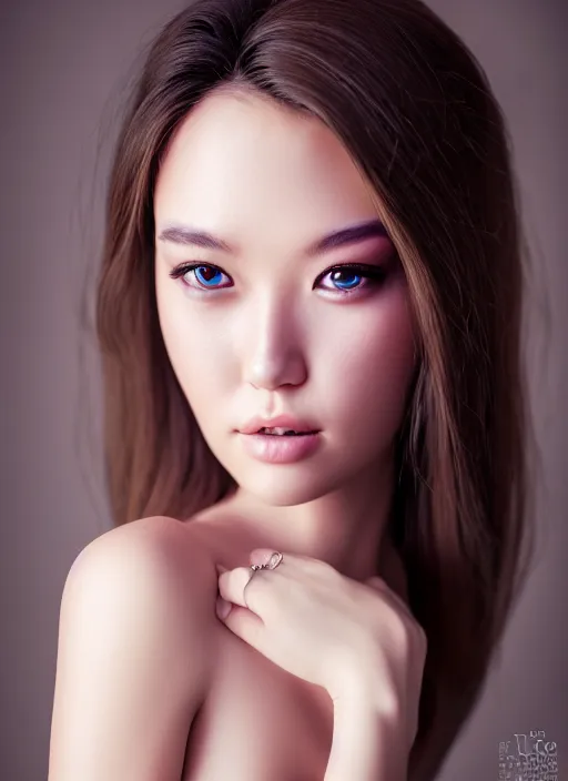 Image similar to a gorgeous female photo, professionally retouched, stacked focus, soft lighting, realistic, smooth face, full body shot, torso, dress, perfect eyes, wide angle, sharp focus on eyes, 8 k, high definition, insanely detailed, intricate, elegant, artgerm and jason chan and mark litvokin