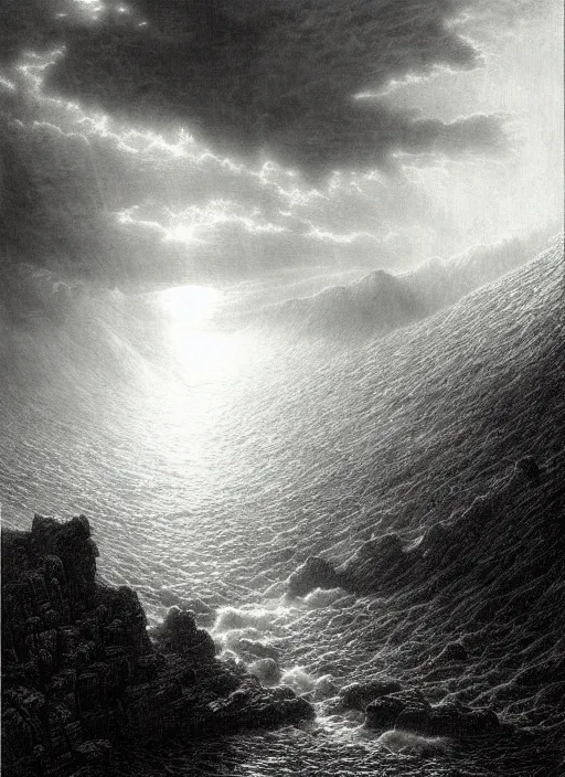 Prompt: saitama, epic scene, photorealistic, highly detailed, texture, soft light, dramatic, moody, ambient, painting by gustave dore