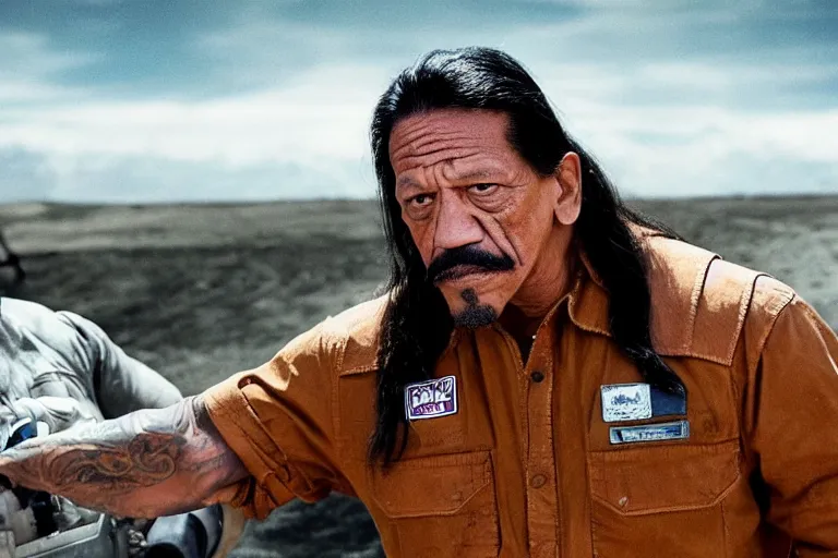 Image similar to danny trejo in in interstellar