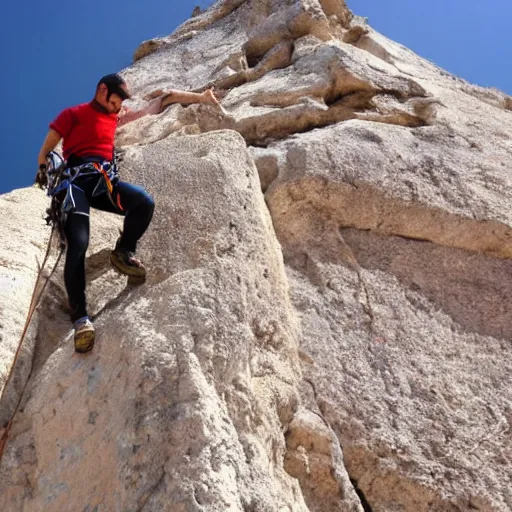 Image similar to solo rock climbing in tunisia