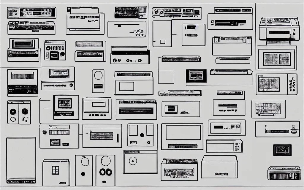 Prompt: 16bit typographic sketch sheet for HAND ENTERTAINMENT SYSTEMS by peter saville, snes, 16 bit