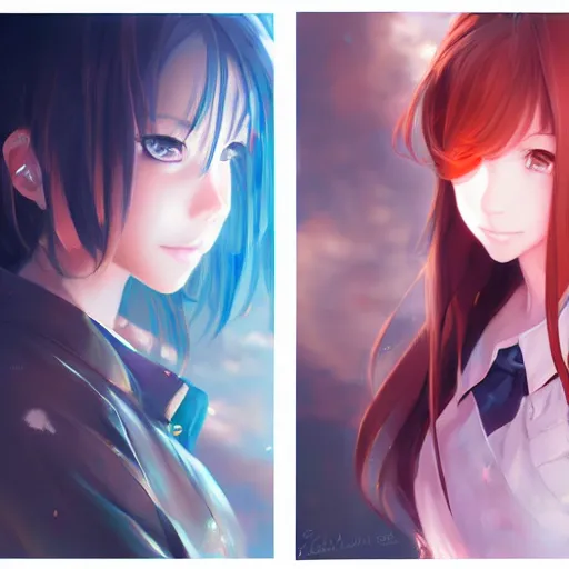Prompt: an anime portrait of a cute girl by Stanley Artgerm Lau, WLOP, Rossdraws, James Jean, Andrei Riabovitchev, Marc Simonetti, and Sakimichan, trending on artstation