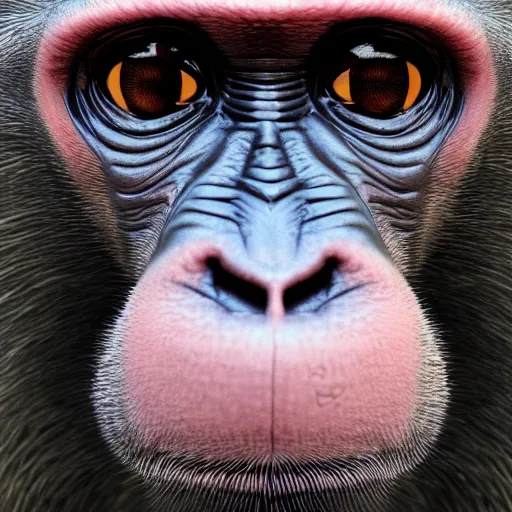Prompt: close up photo of a monkey, photorealistic, 5 0 mm, great lighting, artstation