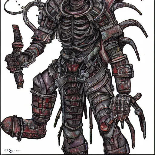 Image similar to planescape art style akira