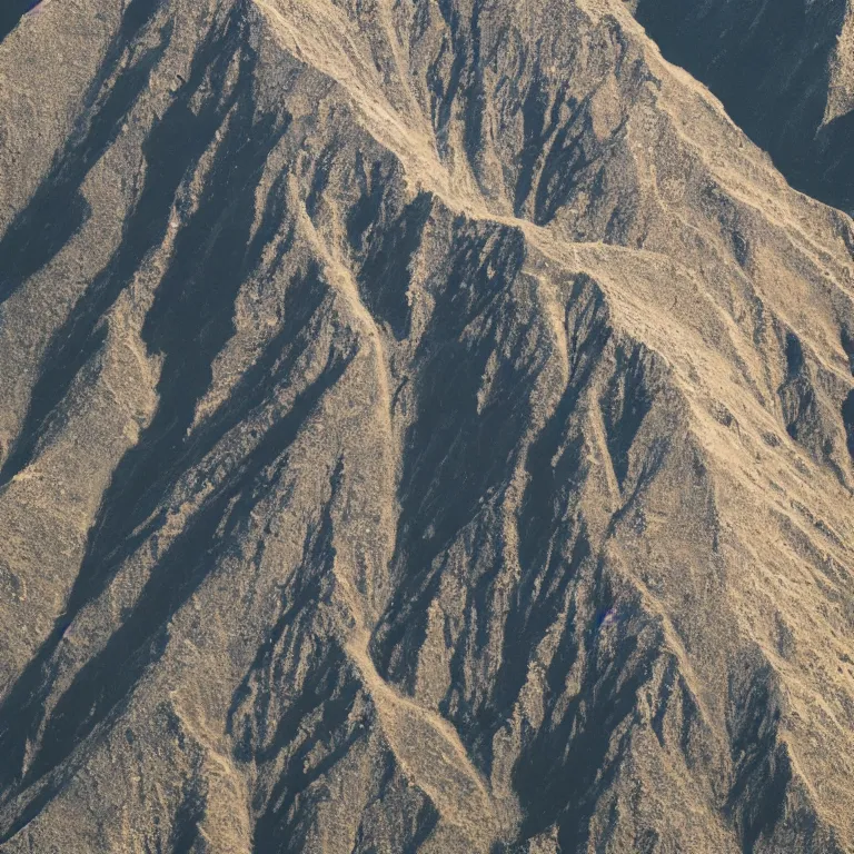 Prompt: Mountain in the shape of Kanye West's head, aerial photograph