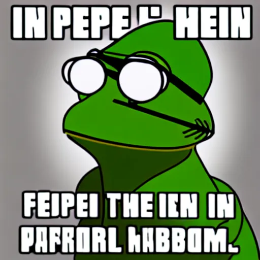 Image similar to pepe in the laboratory