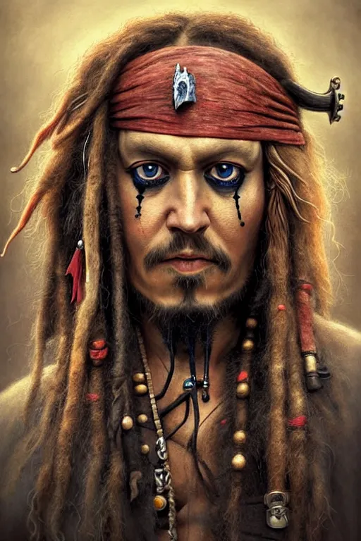 Prompt: perfectly centered photograph portrait, concept art of boris johnson as captain jack sparrow, real life portrait illustration by beksinski and jean delville, unreal engine 5, photorealism, hd quality, 8 k resolution, cinema 4 d, hdr dramatic cinematic lighting