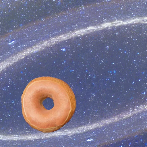 Image similar to earth planet with shape of donut