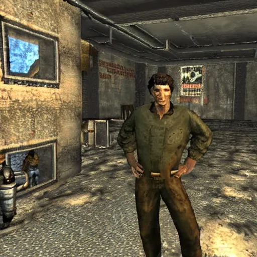 Image similar to todd howard in fallout 2