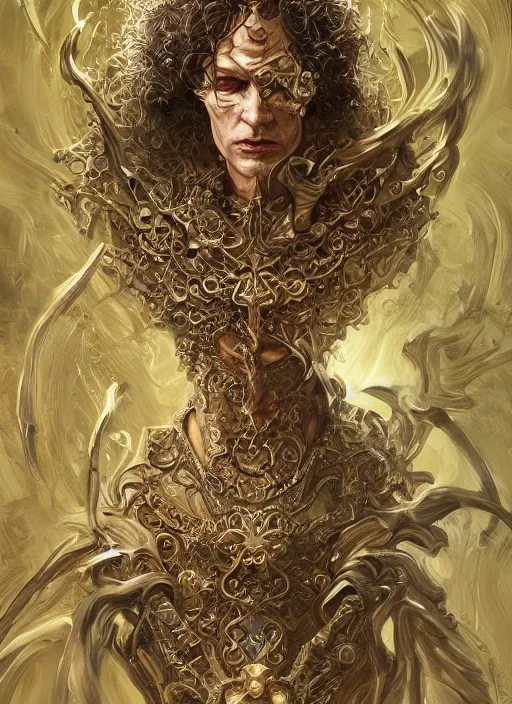 Prompt: high intricate painting of the sandman, ornate, full shot, neil gaiman, maria panfilova, andrea savchenko, mike kime, ludovic plouffe, qi sheng luo, oliver cook, julian calle, eddie mendoza, trending on artstation