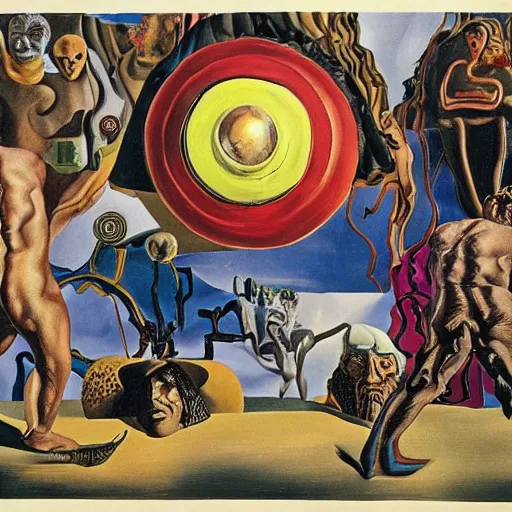 Image similar to marvel, salvador dali