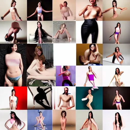 Image similar to model posebook for photography, 30 poses for females