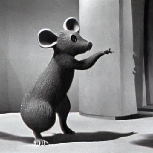 Image similar to a terrifying giant mouse, a still of attack of the 5 0 ft. woman ( 1 9 5 8 )