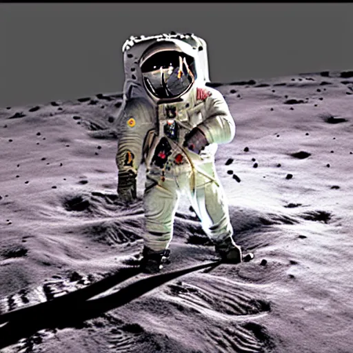 Image similar to apollo 8 earthrise cowboy in space, octane render, blender render, unreal engine, 3 5 mm