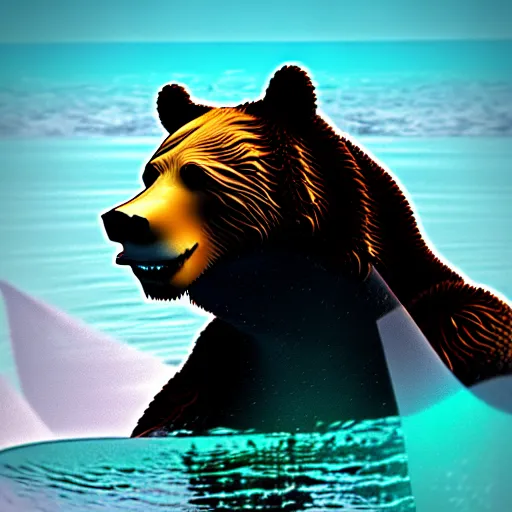 Image similar to bear shark