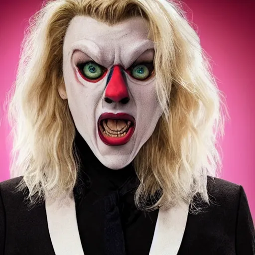 Prompt: Kate McKinnon as Morbius, SNL sketch, episode still