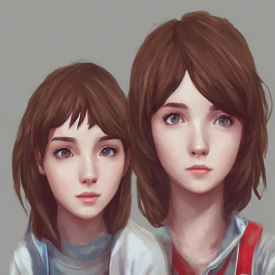 Image similar to a selfie of max caulfield, intricate, young and cute, highly detailed, digital painting, artstation, concept art, illustration, life is strange, Edouard Caplain