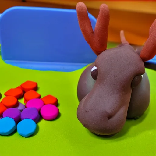 Image similar to play - doh bullwinkle