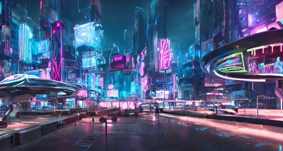 Prompt: movie still of futuristic city inspired by ancient egypt, neon lights, billboards, hover cars, 3 d render, hyper realistic