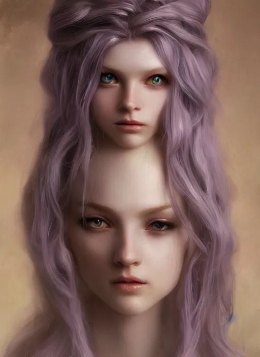 Image similar to pale, beautiful fairy spirit with long hair, pastels, fantasy, elegant, concept art, sharp focus, beautiful face!!, digital art, Hyper-realistic, 4K, Unreal Engine, Highly Detailed, HD, Dramatic Lighting, Beautiful, by Brom, trending on Artstation