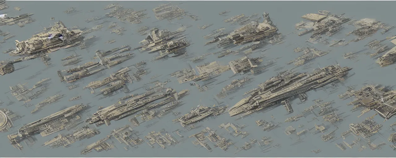 Image similar to schematic diagram of Sevastopol, built, book, page, detailed, cross section, trending on artstation, cgsociety, Ralph McQuarrie and Greg Rutkowski