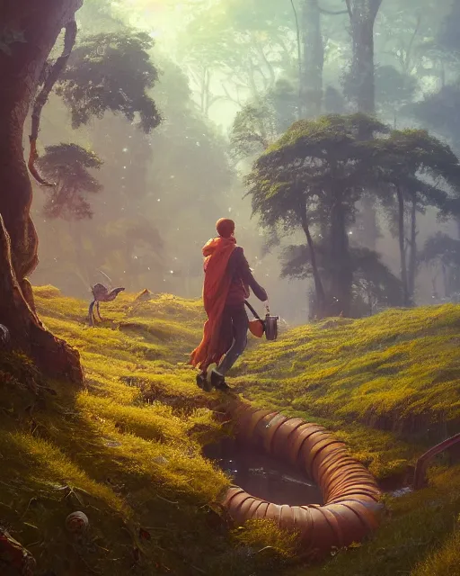 Prompt: highly detailed subjective painting outlining the most unmistakably eternally beautiful organic pipe in existence by greg rutkowski, by james paick, by mokoto shinkai, by hernando gaswater, 4 k resolution, octane render, vibrant uplifting color scheme