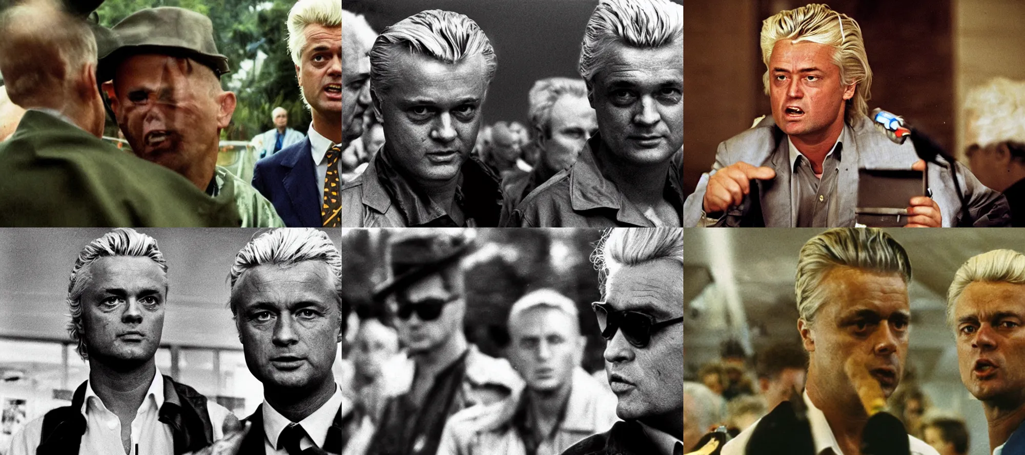 Prompt: Geert Wilders in Apocalypse Now