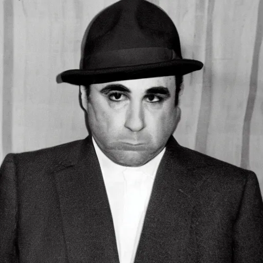Image similar to Al Capone mugshot 4K details
