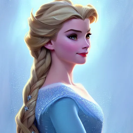 Prompt: Brunette Grace Kelly as Elsa from Frozen, western, D&D, fantasy, intricate, elegant, highly detailed, digital painting, artstation, concept art, matte, sharp focus, illustration, art by Artgerm and Greg Rutkowski and Alphonse Mucha