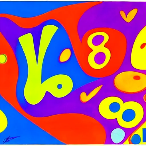 Prompt: vibrant 6 0 s artwork by peter max h 7 6 8