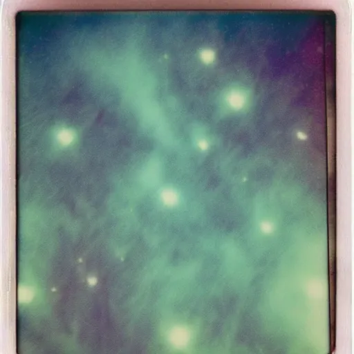 Image similar to sagittexploding nebula expired polaroid commission throwing photographed