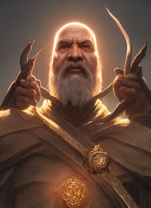 Image similar to monk, ultra detailed fantasy, elden ring, realistic, dnd character portrait, full body, dnd, rpg, lotr game design fanart by concept art, behance hd, artstation, deviantart, global illumination radiating a glowing aura global illumination ray tracing hdr render in unreal engine 5