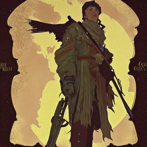 Prompt: an ultra detailed vector image of michael cera dressed as the hunter from bloodborne, concept art by alphonse mucha and greg rutkowski, cosmic horror, god rays