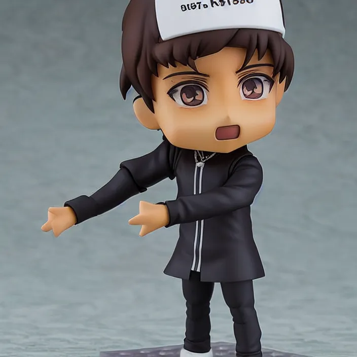 Prompt: An anime Nendoroid of Kanye, figurine, detailed product photo