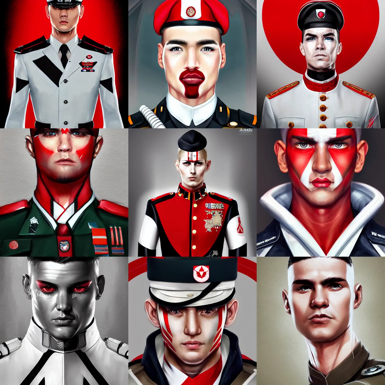 futuristic military dress uniforms