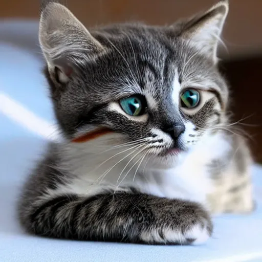 Image similar to The cutest cat in the world