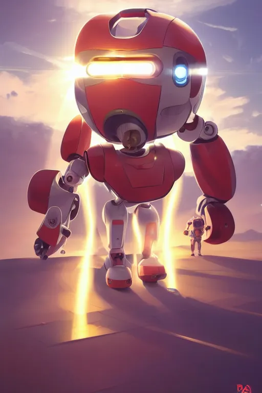 Image similar to metabots medabots medarotto medarot robot minimalist comics, behance hd by jesper ejsing, by rhads, makoto shinkai and lois van baarle, ilya kuvshinov, rossdraws global illumination ray tracing hdr radiating a glowing aura