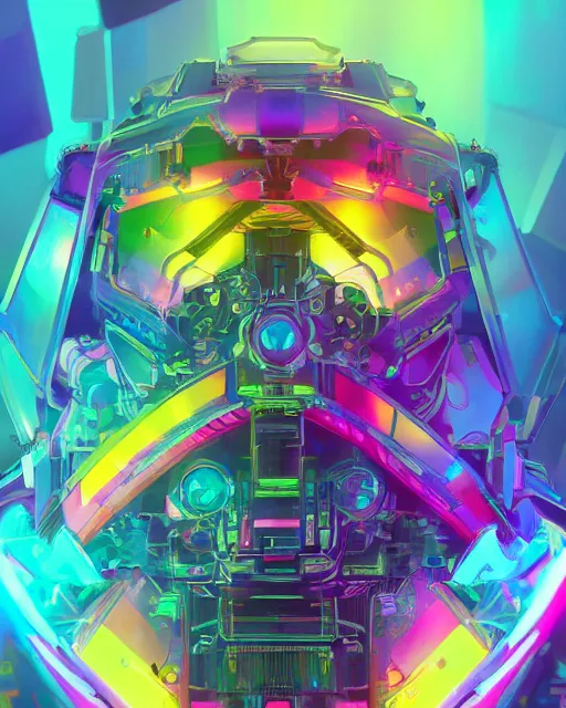 Prompt: portrait of cute cyber - anime rainbow - parrot - mecha, intricate abstract. intricate artwork, by tooth wu, wlop, beeple, dan mumford. concept art, octane render, trending on artstation, greg rutkowski very coherent symmetrical artwork. cinematic, key art, hyper realism, high detail, octane render, 8 k, iridescent accents