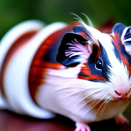 Image similar to this hybrid animal is a fusion of snake and Guinea pig, 8k, HD