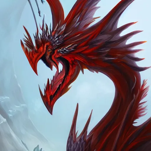 red crystal dragon