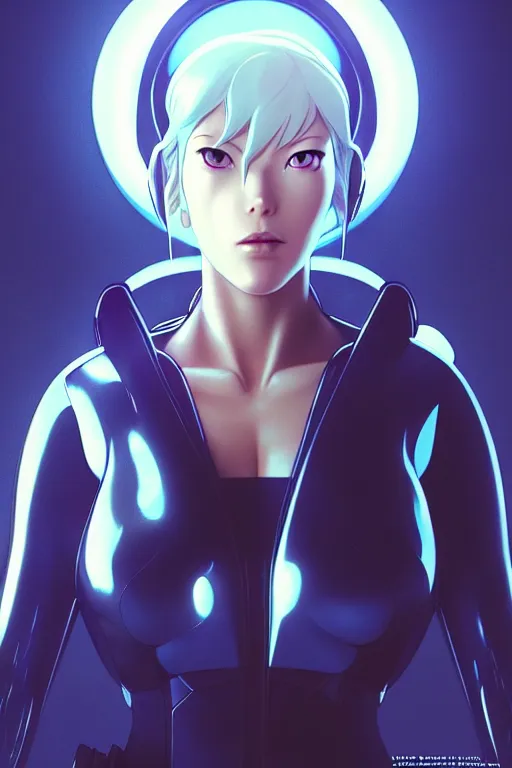 Image similar to weta disney pixar movie still portrait photo of ghost in the shell anime : : as motoko kusanagi by pixar : : by ilya kuvshinov, rossdraws, artgerm, maxim cover, octane render, 3 d, volumetric lighting, anti aliasing, raytracing : :