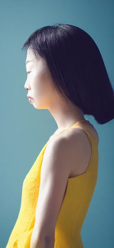 Image similar to “ a portrait photo of lemon, side shot, by shunji dodo, 8 k resolution, high quality ”