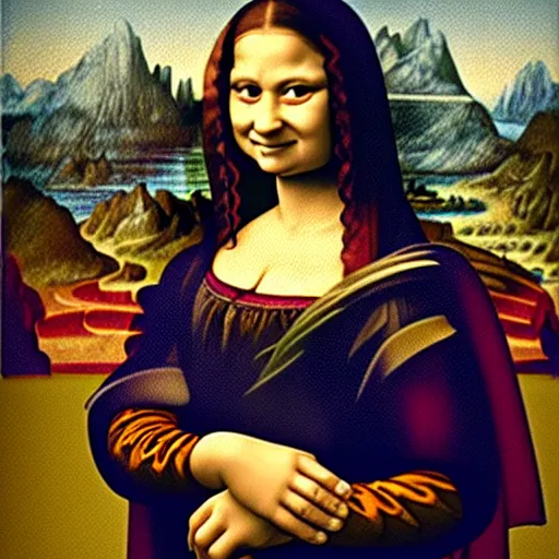 Image similar to shrek from shrek as mona lisa, stylish, smiling, fantasy art, painting, hyper detailed, leonardo da vinci, similar to mona lisa