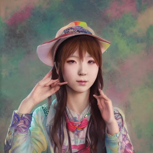 Image similar to realistic portrait of yasuho hiros, featured on cgsociety, matte painting, in focus