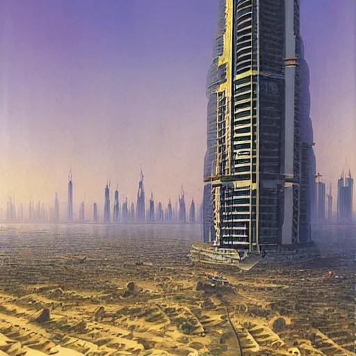 Image similar to gta : dubai, by ferdinand knab