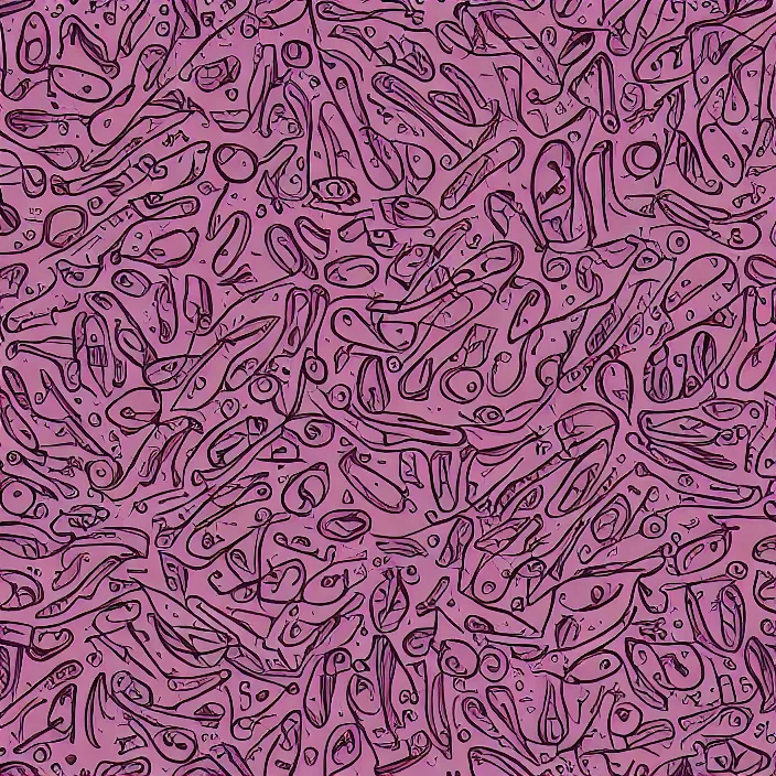 Image similar to vector pattern with human body parts, vector illustration, simple colors, minimalism, symmetry, symmetrical, looping, artstation, DeviantArt