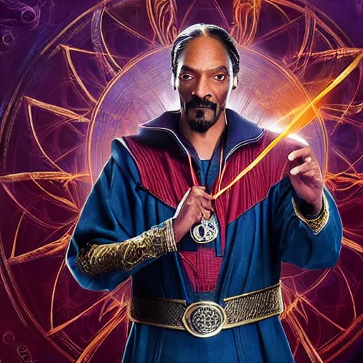 Prompt: snoop dogg as doctor strange, marvel cinematic universe, mcu, 8 k, unedited, photo