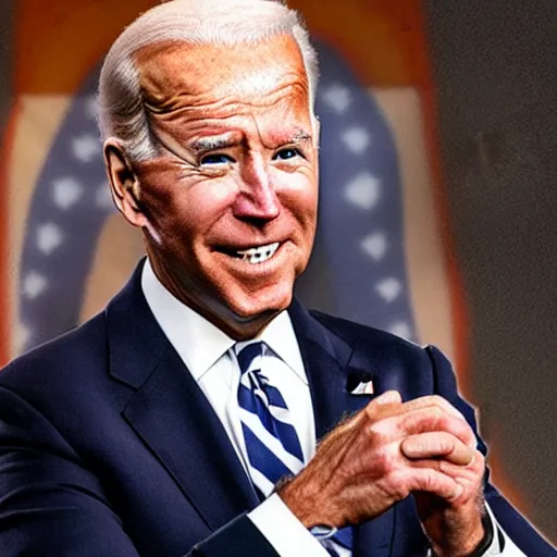 Prompt: joe biden as a string puppet, detailed,